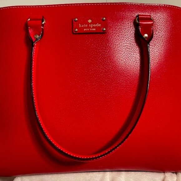Kate Spade, NWT Wellesley Fallon X-Large Red Tote RETAIL $425 - Picture 1 of 12